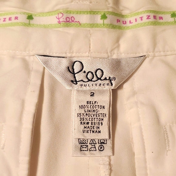 Lilly Pulitzer White Cotton Mini Skirt - Picture 7 of 7